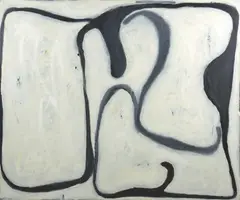 Ildiko Kovacs, Aotearoa, 2005, oil and enamel on plywood