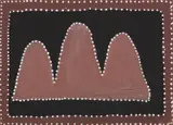 Queenie McKenzie, Bungle Bungles, 1995, natural ochres on canvas
