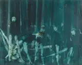 Ballet Design, The Display by Sidney Nolan, 1963, mixed media on paper, sold Sep 2020