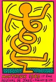 Keith Haring, Montreux Jazz Festival, 1983, offset lithograph