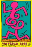 Keith Haring, Montreux Jazz Festival, 1983, offset lithograph