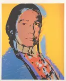 Andy Warhol, Russell Means, offset lithograph
