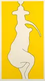 Brent Harris, On Becoming (Yellow No. 3), 1996, screenprint H/C