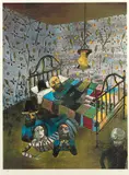 Sidney Nolan, The Defence of Aaron Sherritt (Ned Kelly series), 1970-71, screenprint A/P