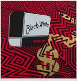 Brook Andrew, Black and White Special Cut, 2005, screenprint W/P 1/2