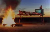 Tim Storrier, Pastoral Domestic - TV Dinner III, 2005, c-type photograph on metallic paper 2/3