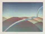 Jean-Michel Folon, Samedi (Saturday), 1981, etching and aquatint 66/90