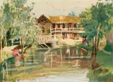Ethel Carrick, A Bit of Ganderbal (also known as In Kashmir) c1938