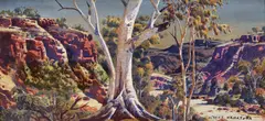 Albert Namatjira, Ghost Gum near Haasts Bluff c1945, c1945, Ghost Gum near Haasts Bluff