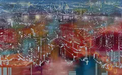 Jon Cattapan, Lit Vista 2002, 2002, oil on linen