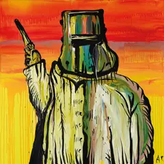 Adam Cullen, Outside Glenrowan 2011, 2011, synthetic polymer paint on canvas