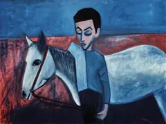 Robert Dickerson, The Strapper 1968, 1968, oil on board