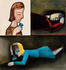 Charles Blackman, Suite 1961, 1961, oil on board