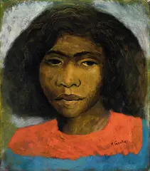 Ray Crooke, Lowi (Melanesian Woman) c1958-1959, c1958-1959, tempera on board
