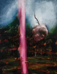 Untitled #813 2000 by Louise Hearman, 2000, oil on board, sold Aug 2026