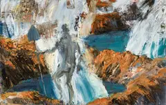 Euan MacLeod, Self Portrait with Shovel 2013, 2013, oil and synthetic polymer paint on linen