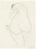 Brett Whiteley, Back View 1976, 1976, etching