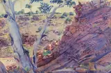Albert Namatjira, Ghost Gum, Finke Gorge c1951