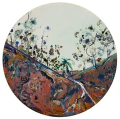 Fred Williams, Creek at Mt Slide, Kinglake 1970, 1970, gouache on paper