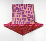 Howard Arkley, Brick Bracket 1998, 1998, synthetic polymer paint on canvas and wood