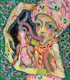 Del Kathryn Barton, So True, My Love... So True 2018-19, 2018-19, synthetic polymer paint on linen