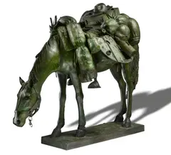 Tim Storrier, Equine Impedimenta (Tully's Baggage) 2019, 2019, bronze