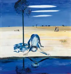 Narcissus with Three Clouds 1979 by Arthur Boyd, 1979, oil on canvas, sold May 2026