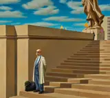 Jeffrey Smart, Outside the Ministry 1970