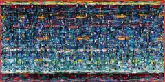Michael Johnson, Pyrmont Blue 1999-2000, 1999-2000, oil on canvas
