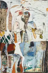 James Drinkwater, Bathers in Paris, Mother and Child 2015, 2015, oil on linen