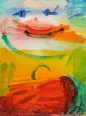 Sam Fullbrook, Young Clown 1979, 1979, oil on canvas on board