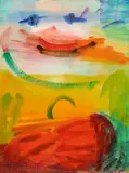 Sam Fullbrook, Young Clown 1979, 1979, oil on canvas on board