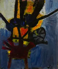 John Olsen, Initiation 1957, 1957, oil on canvas