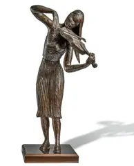 Guy Boyd, The Violinist 1979, 1979, bronze on alloy metal base