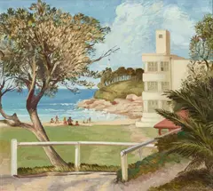 Adrian Feint, Cronulla 1945, 1945, oil on board