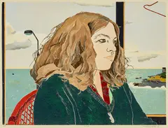 Cressida Campbell, Alison 1986, 1986, unique woodblock print