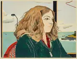 Cressida Campbell, Alison 1986, 1986, unique woodblock print