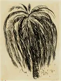 Brett Whiteley, Palm Tree 2 1975, 1975, screenprint