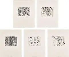 Brice Marden, After Botticelli 1992-93, 1992-93, etching and aquatint (5)