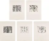 Brice Marden, After Botticelli 1992-93, 1992-93, etching and aquatint (5)