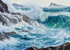 Neil Frazer, Coast to Coast 2014, 2014, synthetic polymer paint on canvas