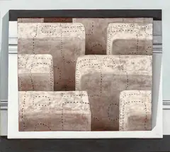 John Kelly, White Labyrinth 2001, 2001, oil on linen