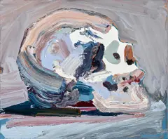 Ben Quilty, Sideways 2021, 2021, oil on linen