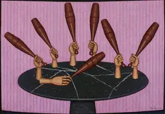 John Brack, The Club 1989, 1989, oil on canvas