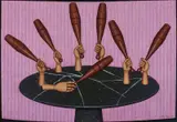 John Brack, The Club 1989, 1989, oil on canvas