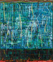Michael Johnson, The Blue One 1986, 1986, oil on canvas