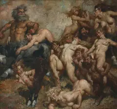 Norman Lindsay, Sirocco 1941, 1941, oil on canvas on board