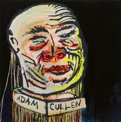 Adam Cullen, Self Portrait as Ned Kelly's Death Mask 2008, 2008, synthetic polymer paint on canvas