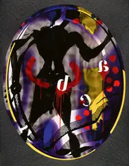 Gordon Bennett, Mirror (Altered Body Print: Rear View) 1994, 1994, synthetic polymer paint on canvas