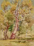 Walter Withers, Shimmering Heat c1905, c1905, watercolour on paper